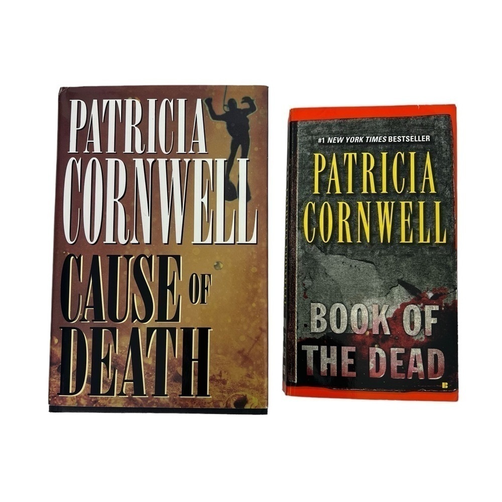 Patricia Cornwell Fiction Books/Novels Lot/2 One Hardcover/1 Paperback Thrillers